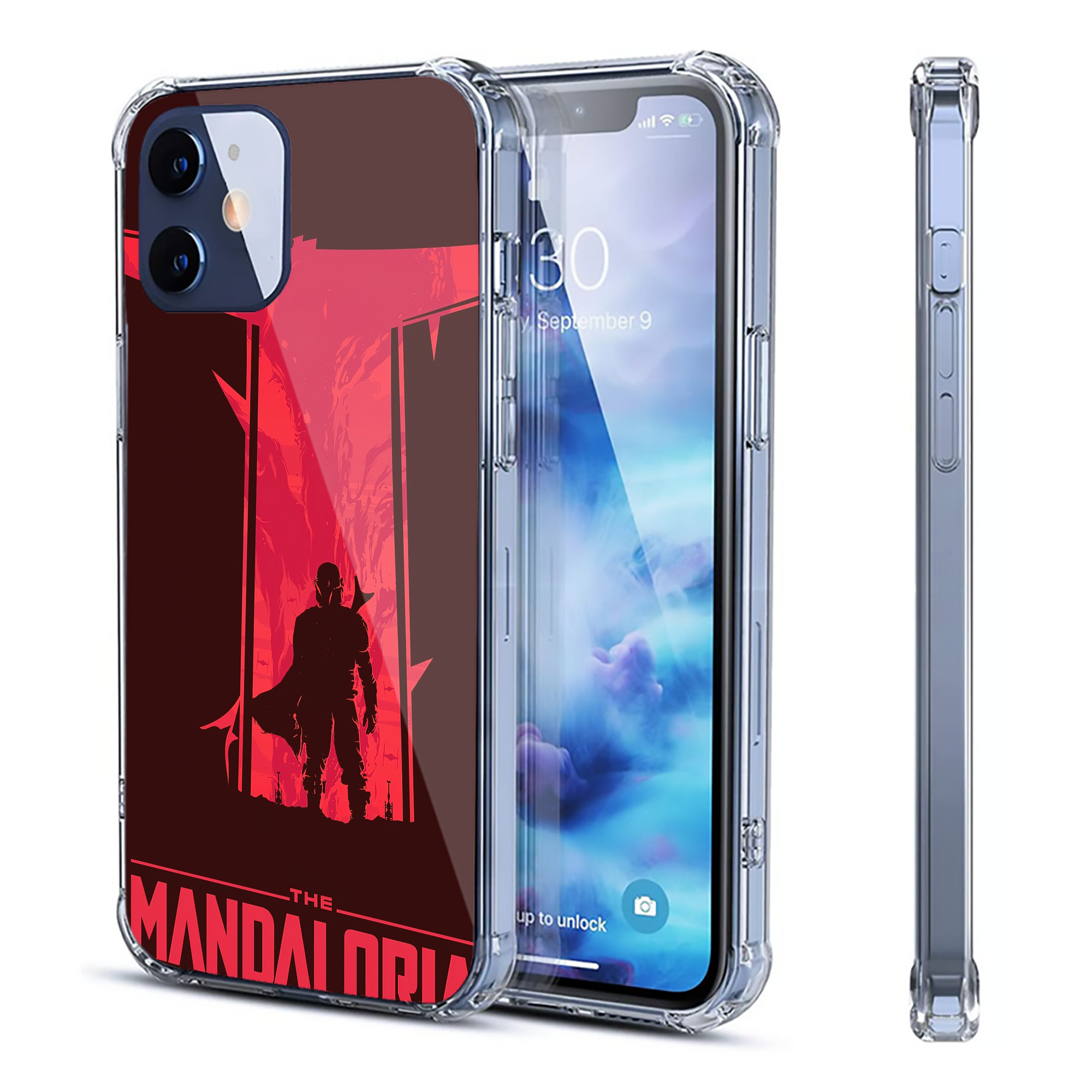 （画像用） スター・ウォーズ Star Wars 【iPhone 12シリーズ対応】透明スマホケース（クリアソフトケース）